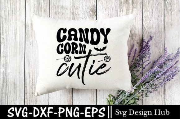 Candy Corn Cutie SVG: Retro Halloween Graphics for T-Shirt Designs
