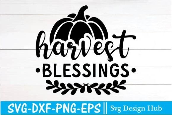 Harvest Blessings Fall SVG Graphics & T-Shirt Designs