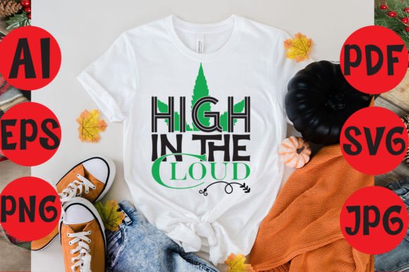 High in the Cloud: T-Shirt Designs & Graphics