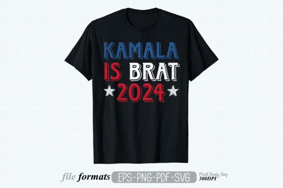 Kamala is Brat: Graphics for T-Shirt Designs