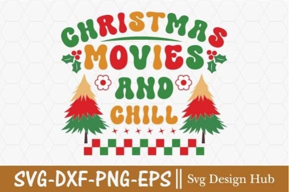 Retro Christmas Svg & Mov: Graphics for T-Shirt Designs