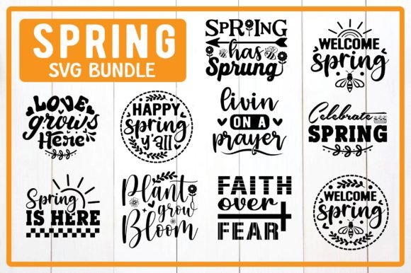 Spring SVG Bundle: Graphics for T-Shirt Designs