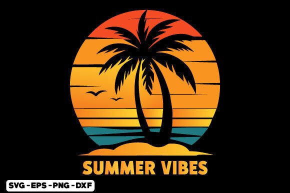Summer Vibes SVG Graphics for Crafters