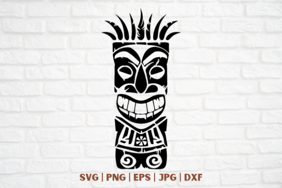 The Tiki SVG PNG DXF JPG EPS Graphics