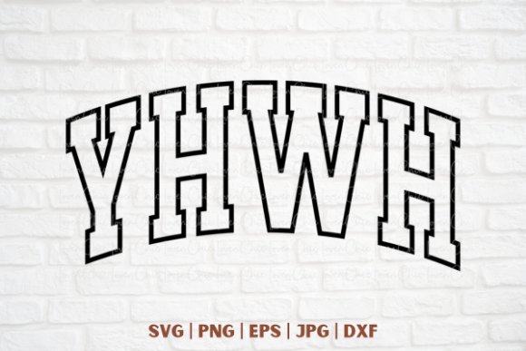 YHWH Varsity Graphics for T-Shirt Designs